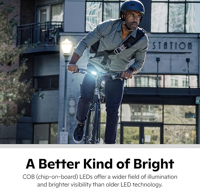 Schwinn Bicycle Light Set, Easy to Attach Headlight and Taillight with Steady and Flash Modes, Tool-Free Install, for City and Road Riding