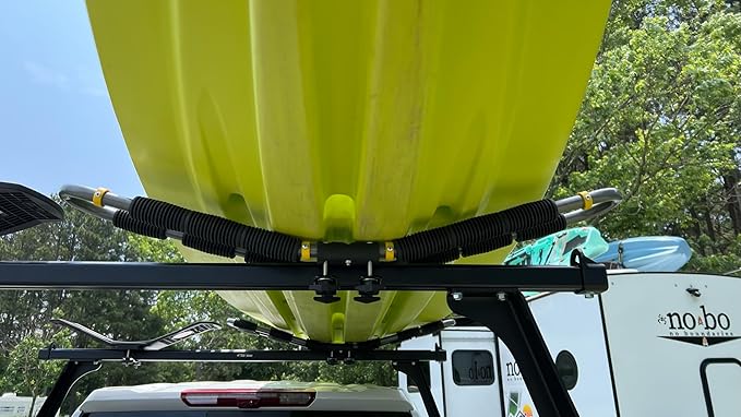 Suspenz Kayak Roof Rack with Tie Down Straps, EZ Roller V-Rack Car Top Carrier Mount for Kayak Canoe SUP (44-0166)