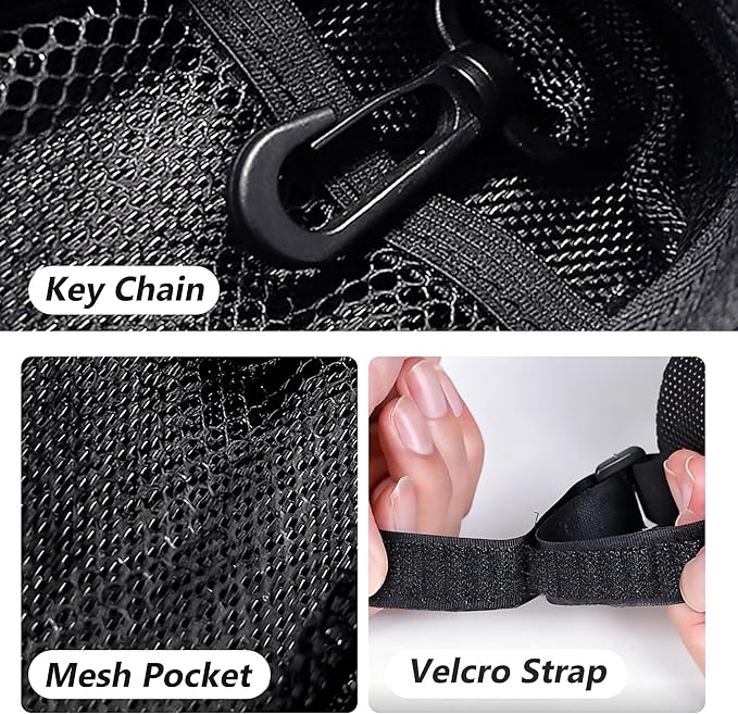 Bike Seat Bag - Bicycle Saddle Bag Under Seat Cycling Accessories Storage Pouch Wedge Pack for Mountain & Road Bike -Red