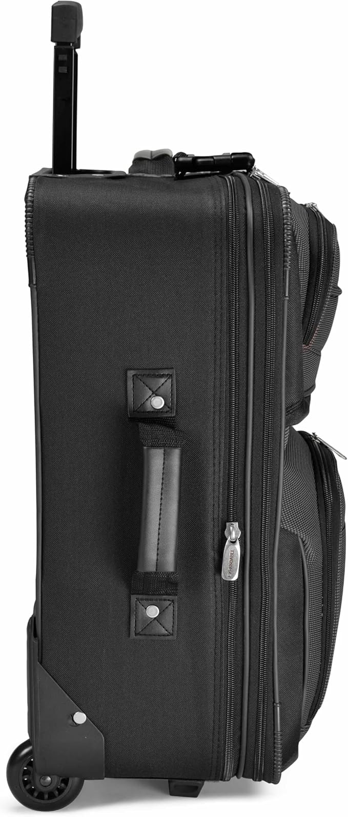 Travel Select Amsterdam Softside Expandable Luggage with Rolling Wheels, Gray, 2-Piece Set (15/21)