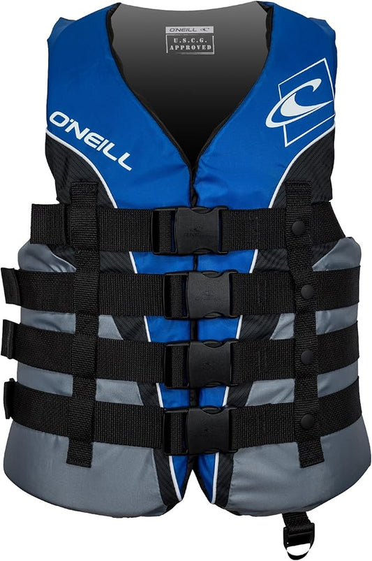 O’Neill Men’s SuperLite USCG Approved Life Vest – Lightweight Men’s Life Jacket for Boating, Wakeboarding, Waterskiing & Your Favorite Water Activities