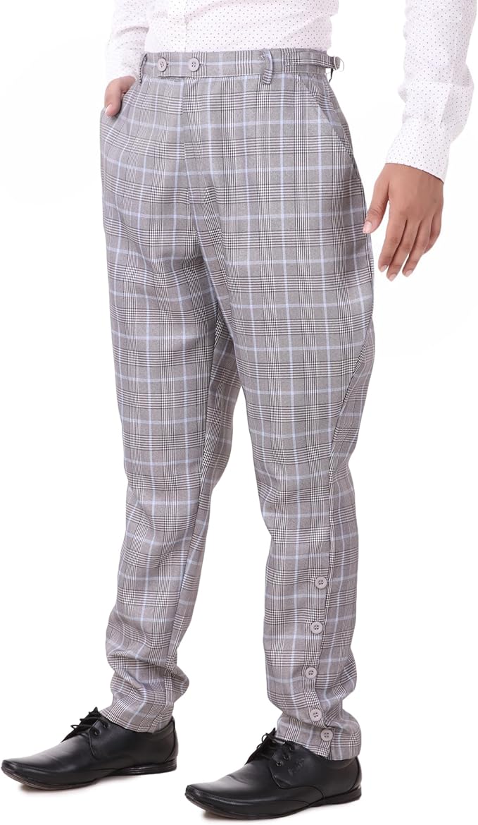 ThePirateDressing Steampunk Victorian Cosplay Costume Mens Archibald Jodhpur Pants Trousers