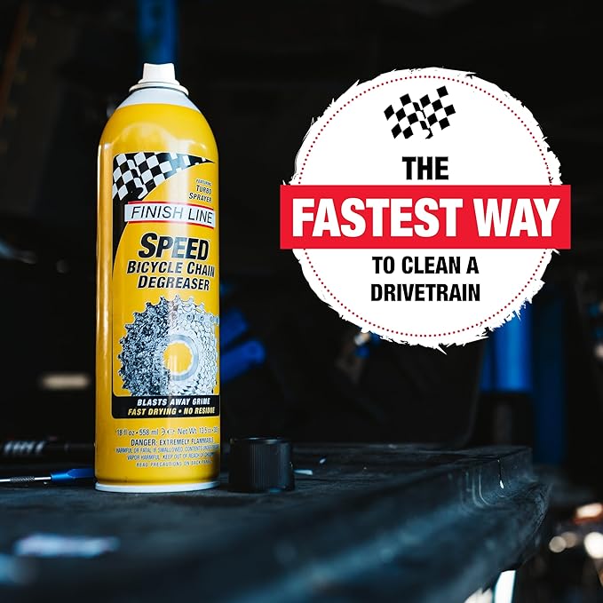 Finish Line E-Bike Cleaning & Lubricant Kit – Complete Electric Bike Maintenance System with Cleaner, Speed Degreaser, and Lubricant – Safe for Electronics and High Torque Drivetrains