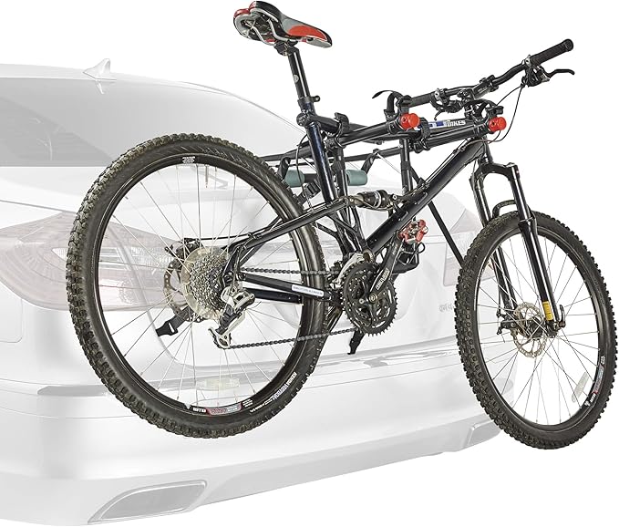Allen Sports Deluxe 2-Bike Trunk Mount Rack, Model 102DN-R, Black