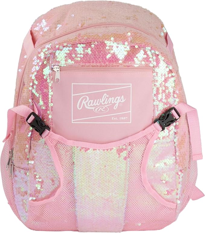 Rawlings | Remix T-Ball & Youth Equipment Bag Series | Baseball/Softball | Backpack & Duffel Options | Multiple Colors, 15" x 12" x 6" | Backpack