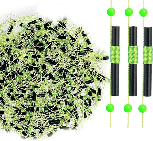 YOTO Bobber Stops for Fishing,Float Bobber Stops String Knots&Fishing Glow Beads