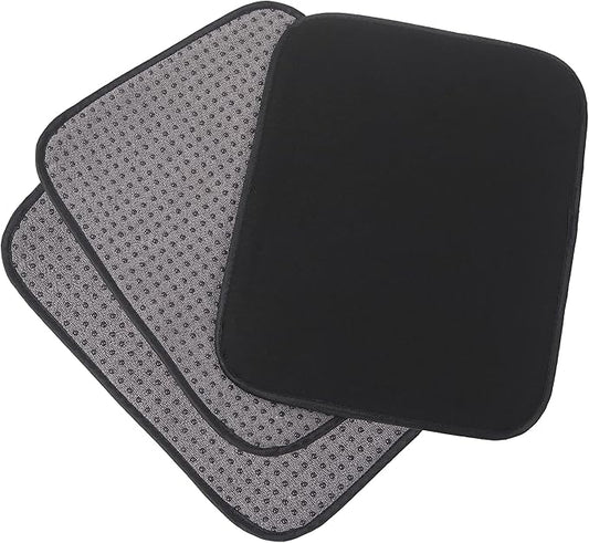 TonGass (3-Pack Microfiber Bowling Ball Towel 10 Inches x 8 Inches Premium Quality Bowling Ball Shammy Pad with Easy-Grip Dots