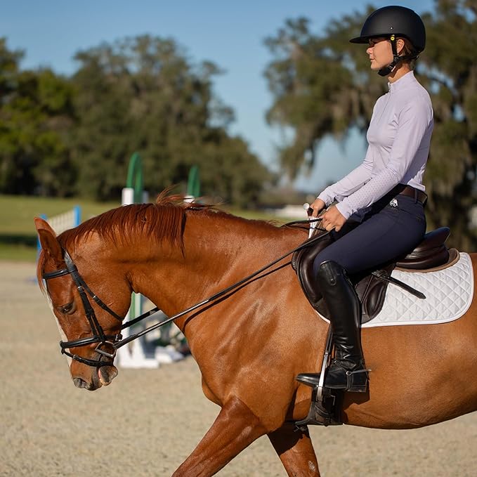Equinavia Saga Padded Cavesson Dressage Bridle with Reins and Removable Flash