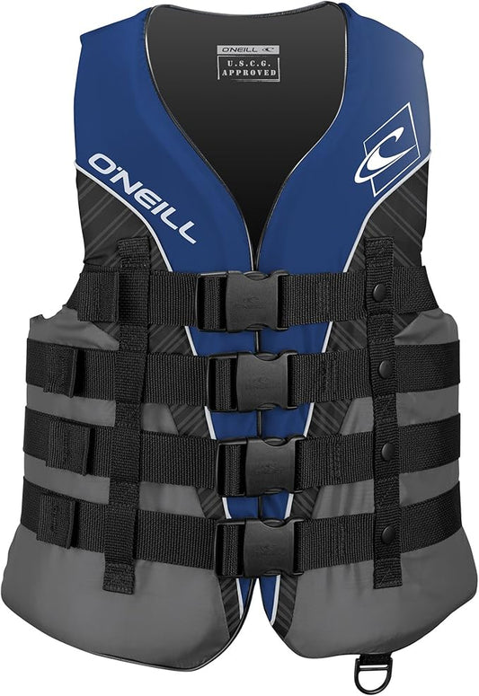 O’Neill Men’s SuperLite USCG Approved Life Vest – Lightweight Men’s Life Jacket for Boating, Wakeboarding, Waterskiing & Your Favorite Water Activities