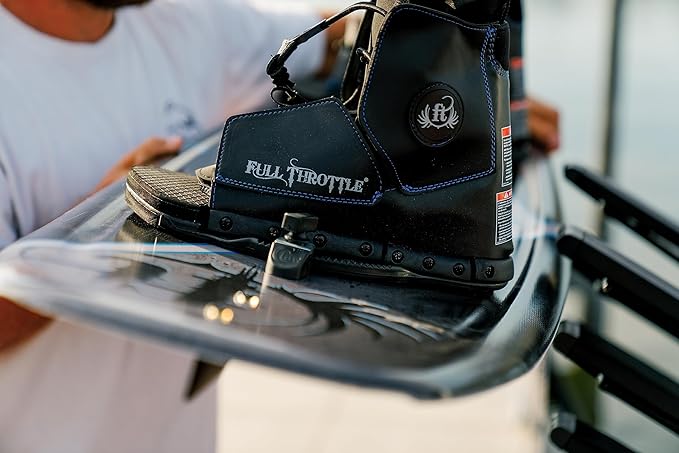 Full Throttle Aqua Extreme Wakeboard Kit (Black/Blue, 55.1 x 21.6-Inch/ 140cm x 42cm)