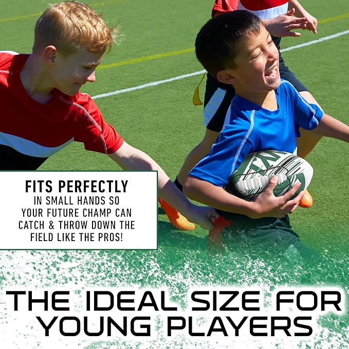 Franklin Sports NFL Team Mini Footballs - Youth 8.5" Official NFL Licensed Football + Air Pump Set