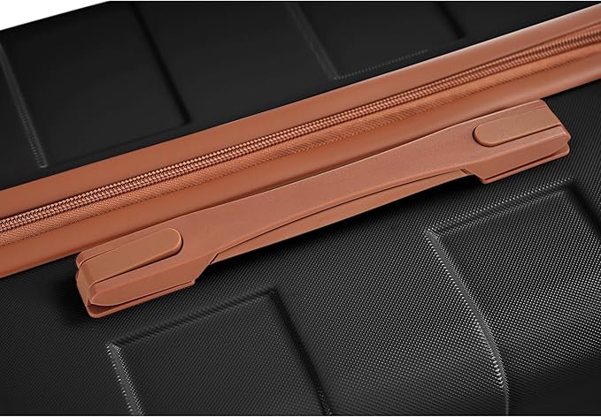 Merax 3点セット ABSハードシェル荷物 スピナーホイールスーツケース TSAロック付きスーツケース