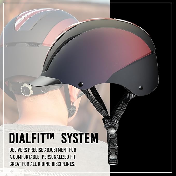 Troxel Spirit Full Coverage Horse Riding Helmet, Low-Profile Adjustable Design, Safety Horseback Riding Gear
