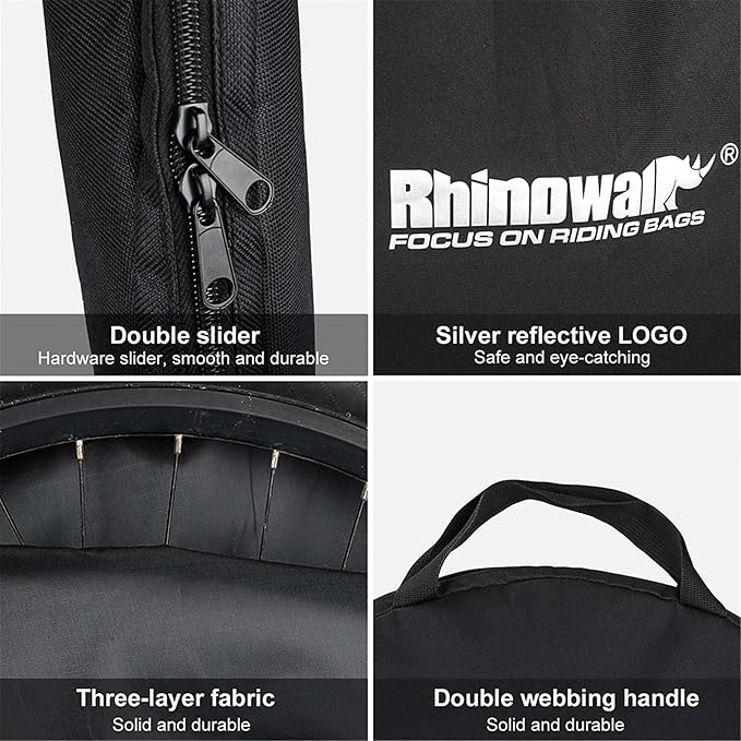 Rhinowalk Bike Wheel Bag Travel Case Soft Padded Bicycle Wheelset Carrying Bag for 26-29 inch Mountain Road Bike Wheels