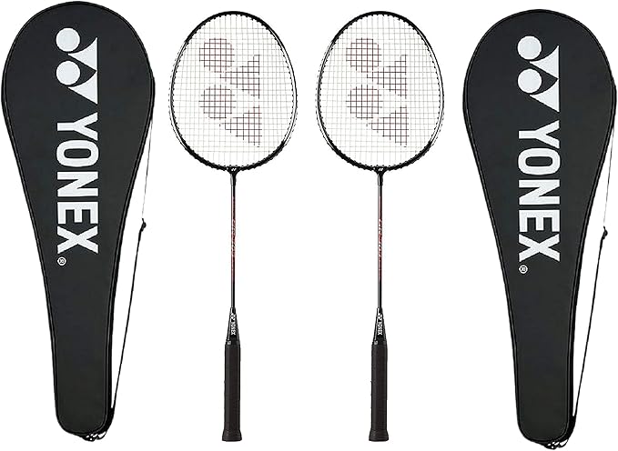 Yonex GR 303 Combo Badminton Racquet with Full Cover, Set of 2