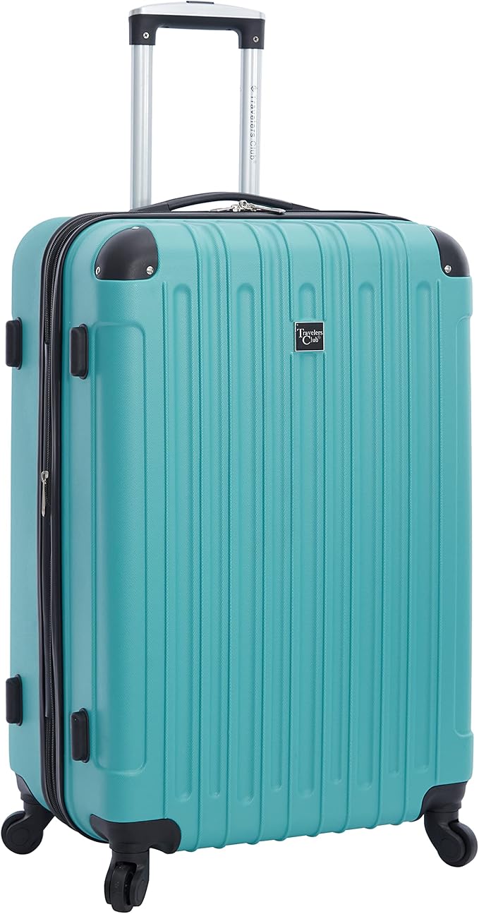 Travelers Club ミッドタウン ハードサイド 4点セット ラゲッジ トラベルセット、エメラルド