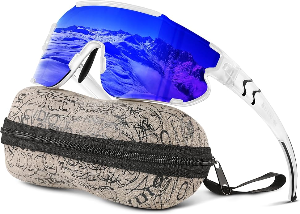 Kids Baseball Polarized Sunglasses: Sports Sunglasses for Boys Girls 3-12 Youth Sun Glasses for Cycling Running