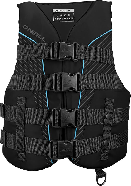 O’Neill Women’s SuperLite USCG Approved Life Vest – Lightweight Women’s Life Jacket for Boating, Wakeboarding, Waterskiing & Your Favorite Water Activities