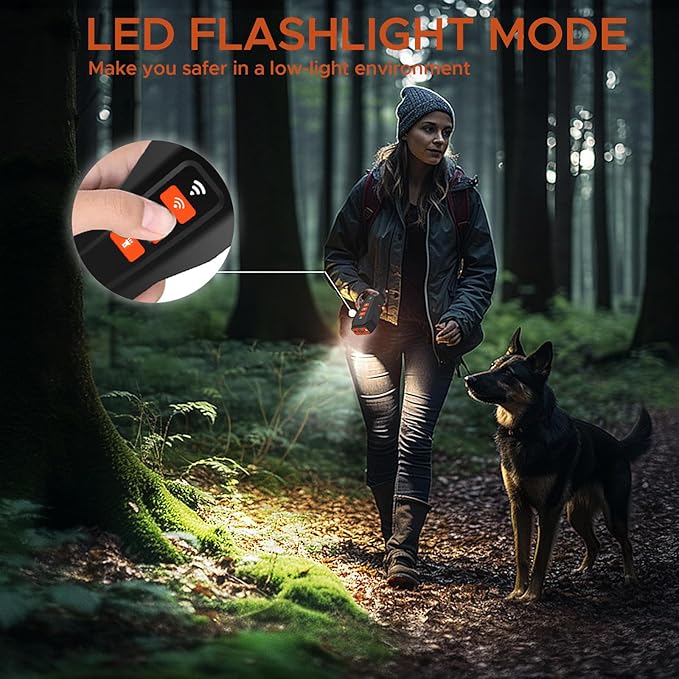 2026 Upgraded Anti Barking Device for Dogs, Ultrasonic Dog Bark Deterrent, Dog Bark Deterrent Devices, Best Anti-Barking Device, 3 Modes & LED Light Portable Indoor & Outdoor