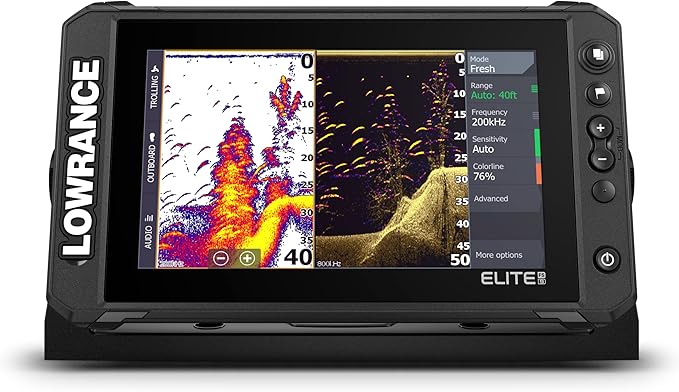 Lowrance Elite FS 魚群探知機/チャートプロッター、振動子あり・なし選択可能