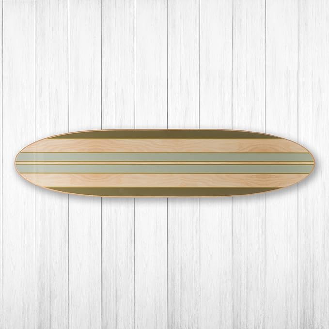Creative Co-Op Surfboard Style Wood Wall Decor