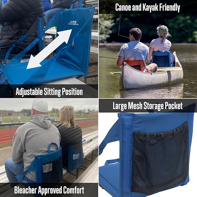 ALPS Mountaineering Weekender Camp Seat, One Size, Deep Sea - New
