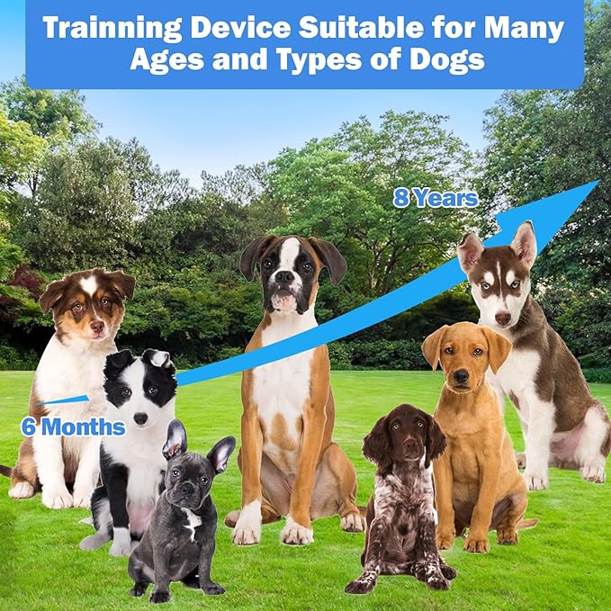 AFFLAT Anti Barking Device with Training/Deterrent Modes,Anti Barking Device Ultrasonic Dog Barking Deterrent with LED Flashlight,Portable Indoor & Outdoor,Dog Training & Behavior Aids