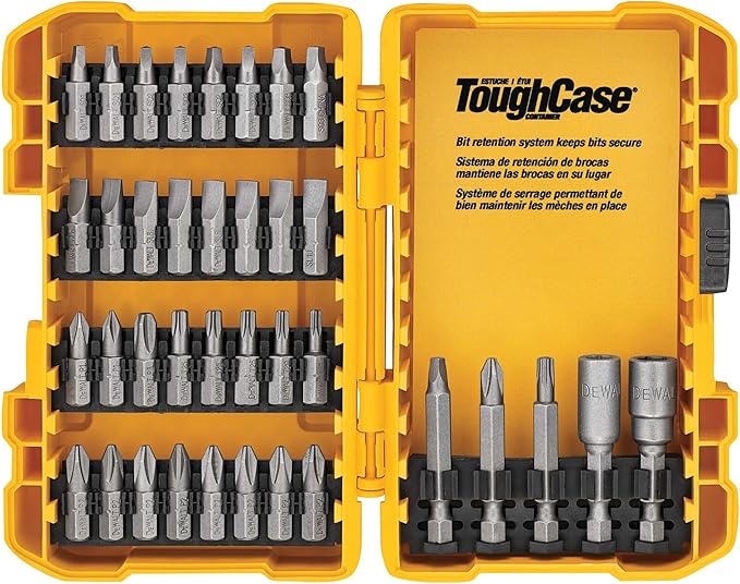 DEWALT Screwdriver Bit Set, Impact Driver and Drill Bit Set, 100-Piece (DWA2FTS100)