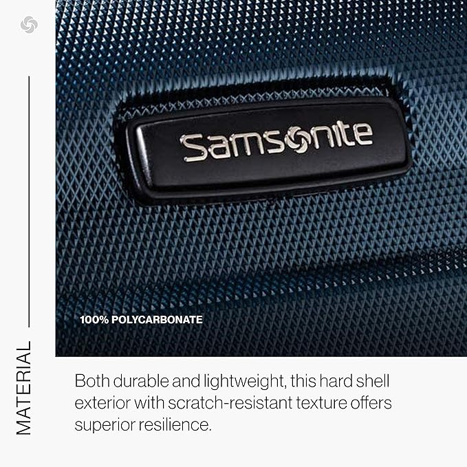 Samsonite Omni PC ハードサイド 拡張可能荷物 スピナーホイール付き、ティール、3点セット (20/24/28)