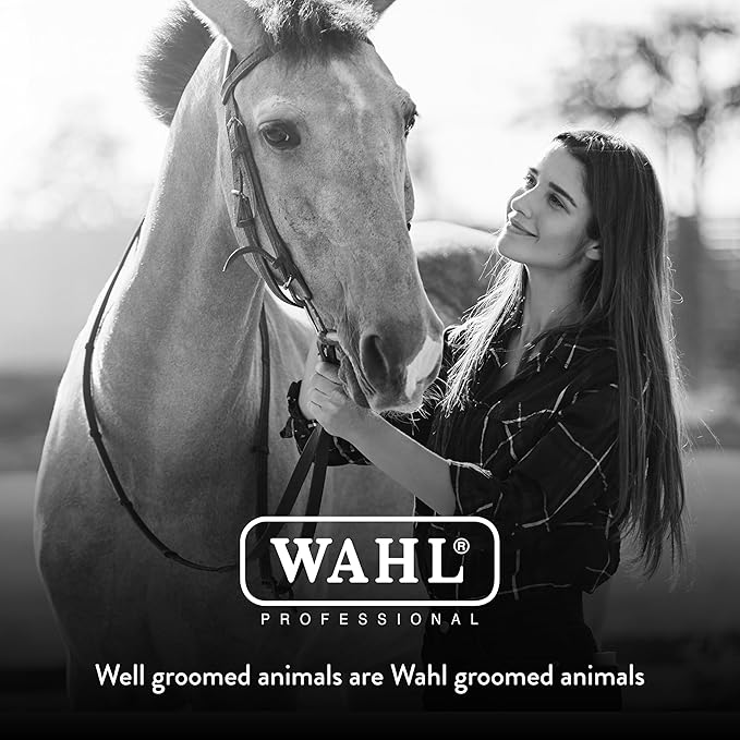 WAHL Professional Animal Equine Grooming Sweat Scraper Horse Tool - Black