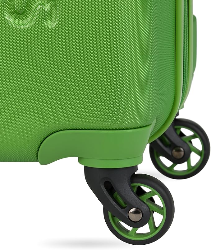 SwissGear 7366 Signature Hardside Expandable Luggage with Spinner Wheels, TSA Lock, Green, Checked-Large 27-Inch
