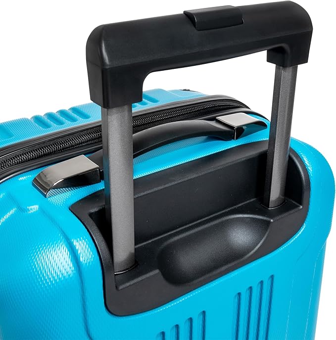 Kenneth Cole REACTION アウトオブバウンズ 軽量ハードシェル 4輪スピナーラゲッジ、ティール、2点セット (20インチ&28インチ)