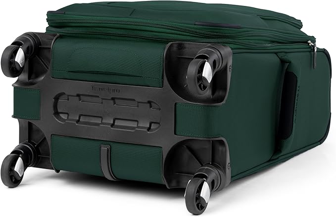Travelpro Maxlite 5 ソフトサイド 拡張可能荷物 4輪スピナー付き 軽量スーツケース 男女兼用 フォレストグリーン 機内持ち込み手荷物 21インチ