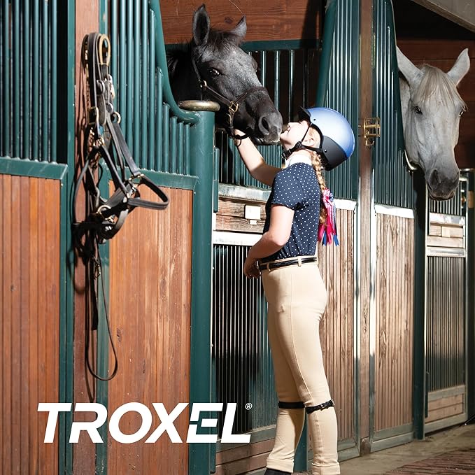 Troxel Spirit Full Coverage Horse Riding Helmet, Low-Profile Adjustable Design, Safety Horseback Riding Gear