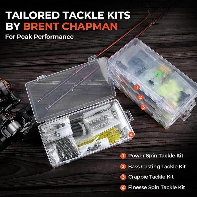 KastKing Brent Chapman Baitcasting Reel and Rod Combo, Tailored Tackle Kits, Pre-spooled Design, IM6 Graphite 2Pc Blanks, 5 + 1 Ball Bearings, Aluminum Oxide Ringed Stainless Steel Guides, EVA Handles