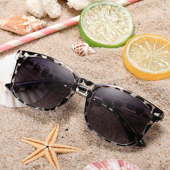 DUSHINE Polarized Sunglasses for Women Classic Retro Style UV400 Protection