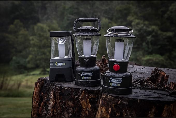 Coleman ラギッド 充電式 400ルーメン LEDランタン、耐衝撃・防水、USB充電ポート付き、LEDは生涯交換不要