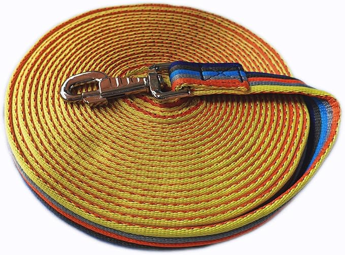 Premium Horse Training Lunge Line with Alloy Trigger Buckle for Accurate Equestrian Training of 26 Foot (8 Meters)