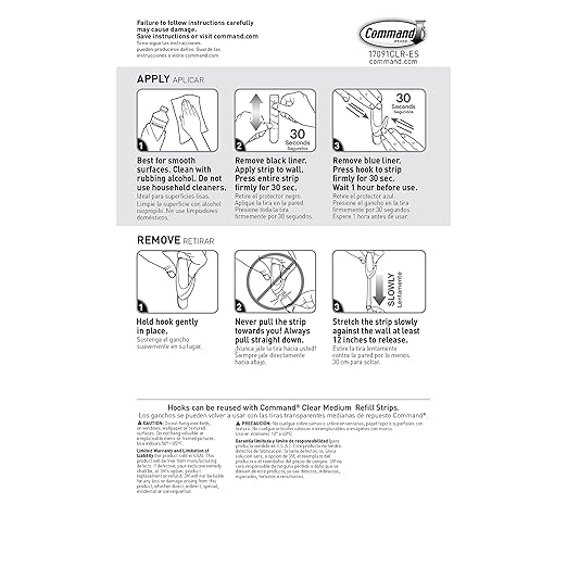 Command Outdoor Medium Clear Wall Hook, 5 Hooks and 6 Strips, Damage-Free Hanging Wall Hook for Hanging Outdoor Wall Decor with Weather Resistant Strips, Holds up to 2 lb