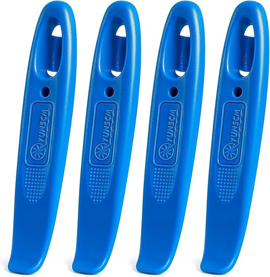 YunSCM 2/3/4-PCS Ultra Strong Bike Tire Levers,Bicycle Tire Levers,Bike tire Replacement Tool,Tire Removal Tool for Road Mountain Bike Tires(Blue)