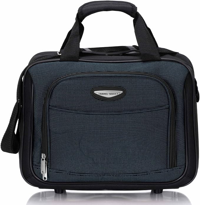 Travel Select アムステルダム ソフトサイド 拡張可能荷物 ローリングホイール付き ネイビー 2点セット (15/21)