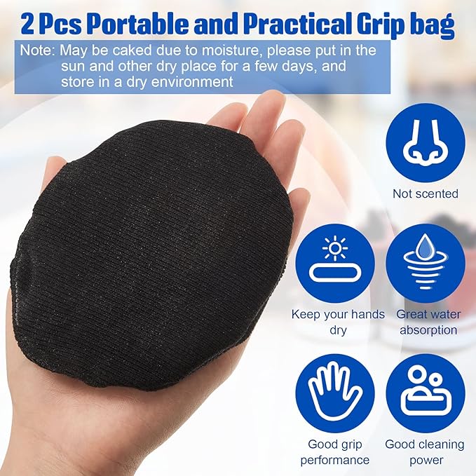 Lewtemi Bowling Rosin Grip Bag Powder Bowling Grip Sack for Drying Hands Golf Accessories