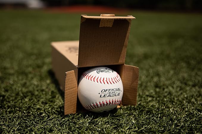 Rawlings | Official League Recreational Use Practice Baseballs | OLB3 | Youth/8U | 3 Count