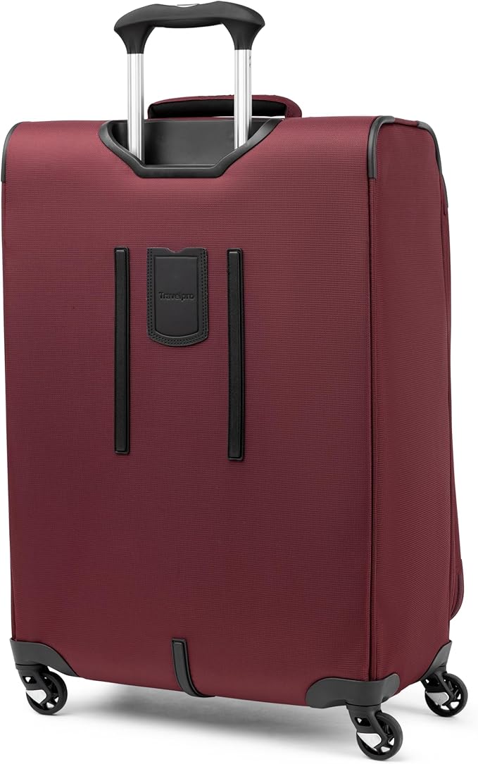 Travelpro Maxlite 5 Softside Expandable Luggage with 4 Spinner Wheels, Lightweight Suitcase, Men and Women, Burgundy, 2-Piece Set (21/29)