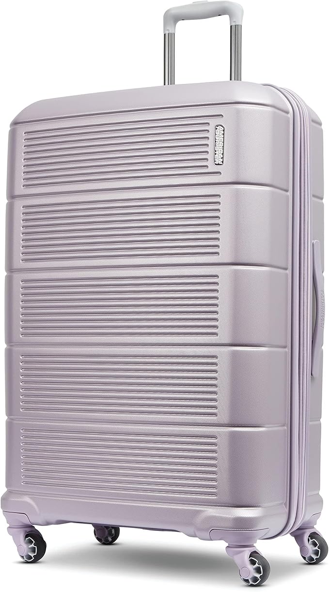 American Tourister Stratum 2.0 拡張可能ハードサイド荷物 スピナーホイール付き、28インチスピナー、パープルヘイズ