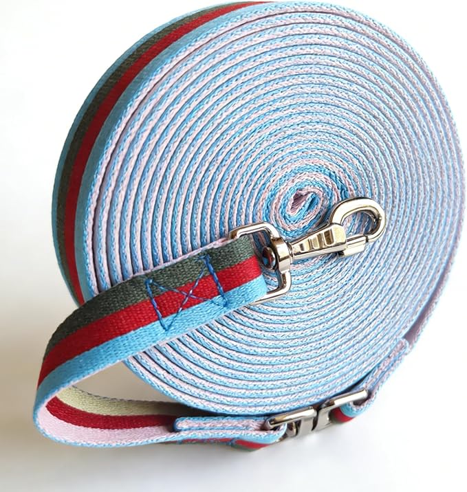 Premium Horse Training Lunge Line with Alloy Trigger Buckle for Accurate Equestrian Training of 26 Foot (8 Meters)
