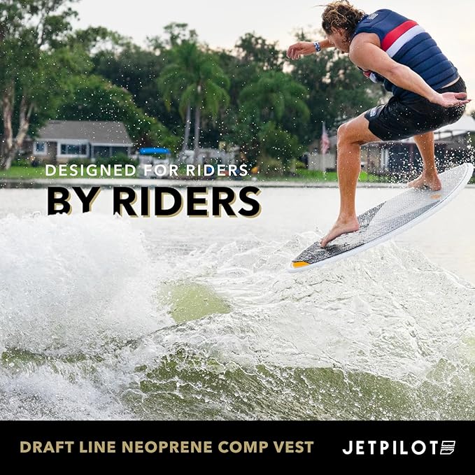 Jetpilot ライフジャケット Draftline ネオプレン。リバーシブル多目的コンプ ライフベスト PFD