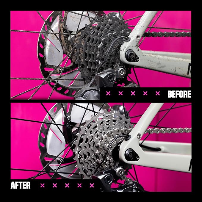 Muc-Off Bio Drivetrain Cleaner | Effective Biodegradable Bicycle Chain Cleaner and Degreaser Spray | Suitable for All Types of Bike