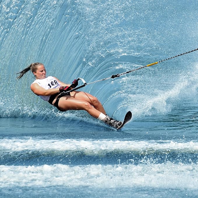 Obcursco 75FT Wakeboard Rope, Water Ski Ropes with EVA Handle for Water Skiing, Wakeboard, Kneeboard