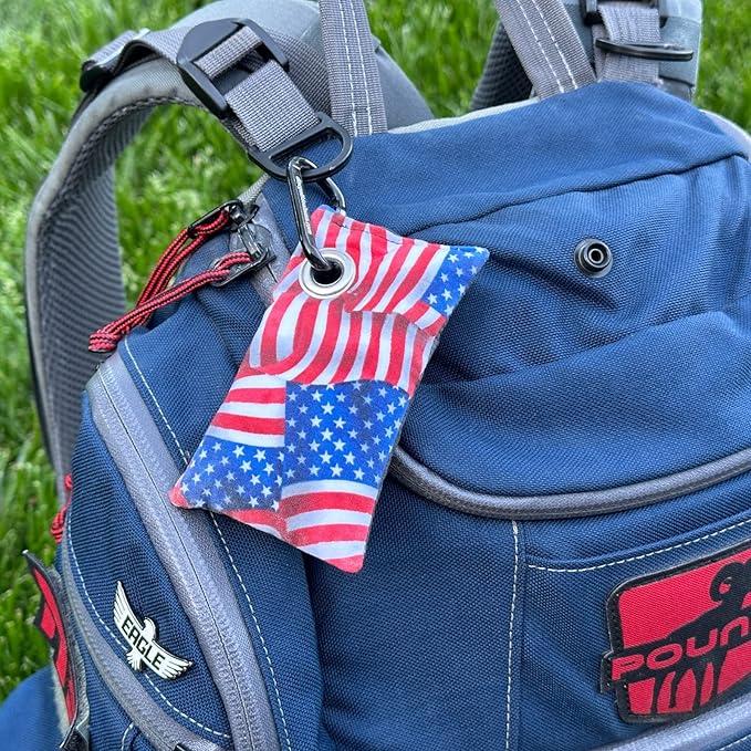 HYZER HOUND DISCS Disc Golf Chalk Bag | Dry Your Hands in the Heat of Summer | Attaches to Bag with a Carabiner | Improve Your Hand Grip for Consistency | Essential Disc Golf Accessories | Chalk